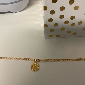 18K Gold Plated Initial Letter Y Bracelet